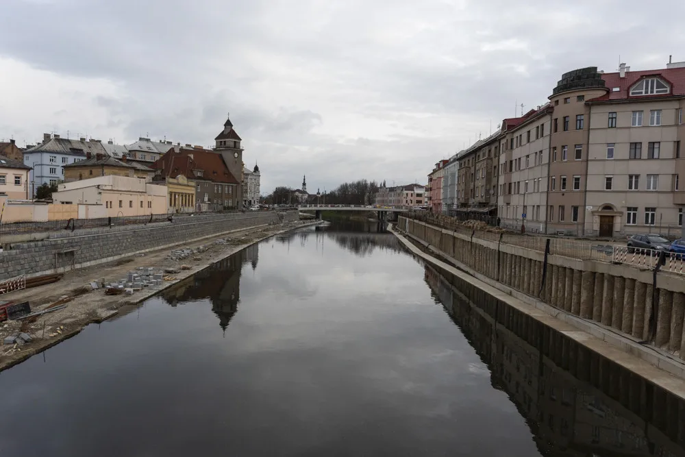 Okolí řeky Moravy prochází v Olomouci stavebními úpravami