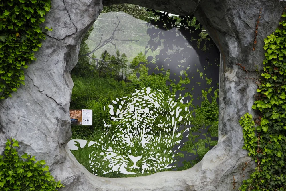 Ptáky, kteří v olomoucké zoo naráželi na prosklený pavilon levhartů, zastaví speciální nálepky