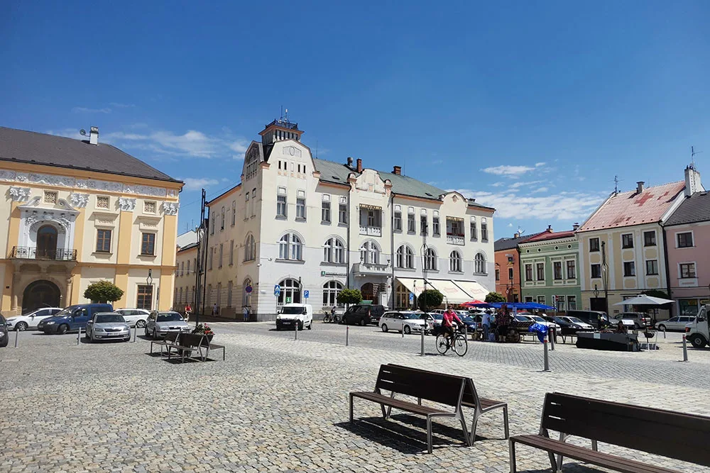 Budova Záložny na náměstí Přemysla Otakara v Litovli