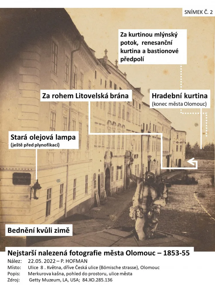Zpátky do dob olomoucké pevnosti. Badatel objevil nejstarší fotografii hanácké metropole