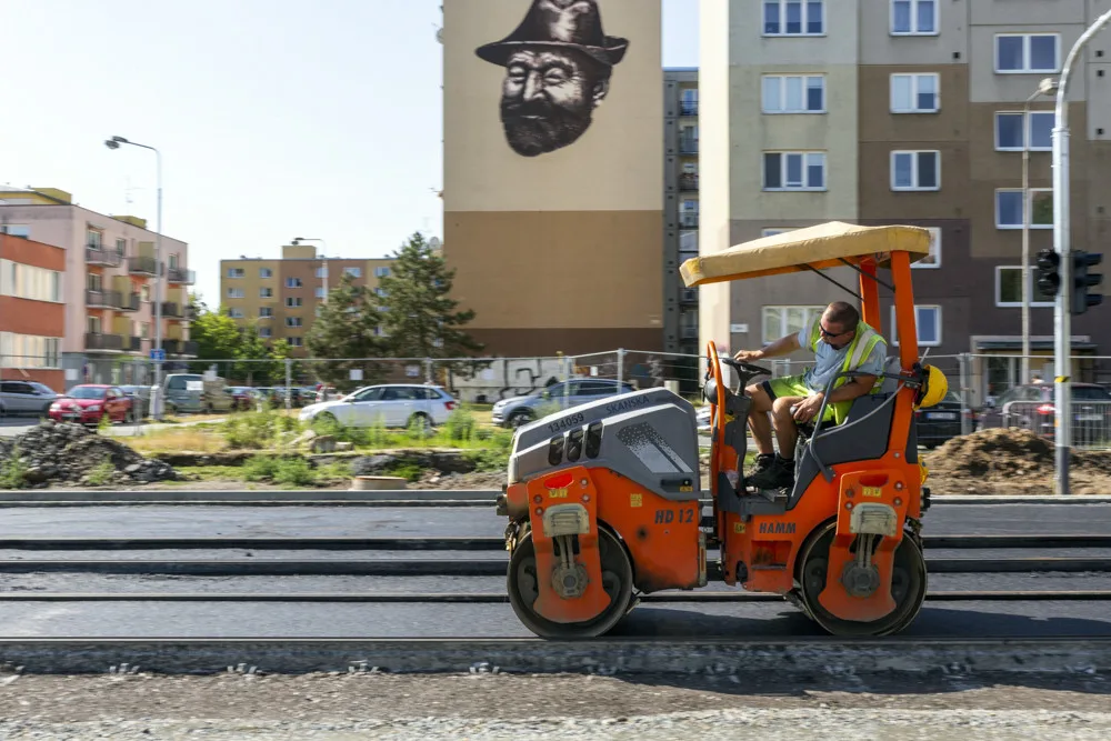 Část Zikovy ulice se brzy otevře, stavba tramvajové trati v Olomouci pokročila