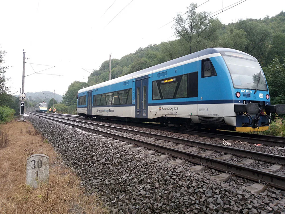 Padesát metrů do srážky. Pendolino jelo u Zábřehu proti dalšímu vlaku