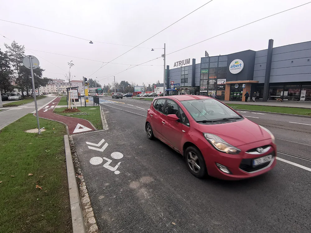 Půlmiliardová přestavba s rezervami. Značení pro cyklisty je na Zikově nebezpečné, míní koordinátor BESIPu