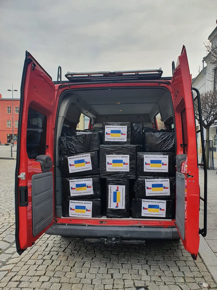 Z Uničova už dvakrát vyrazila materiální pomoc na Ukrajinu