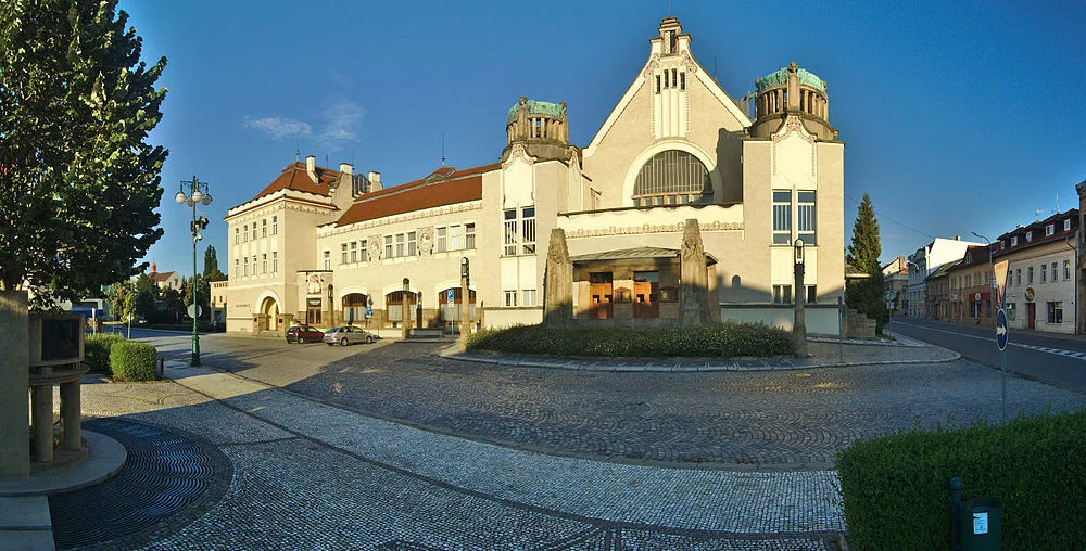 Secesní Národní dům v centru Prostějova