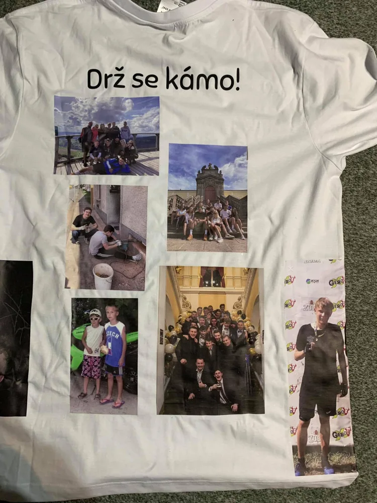 Velkou podporu měl Lukáš také u spolužáku nebo spoluhráčů z fotbalového klubu