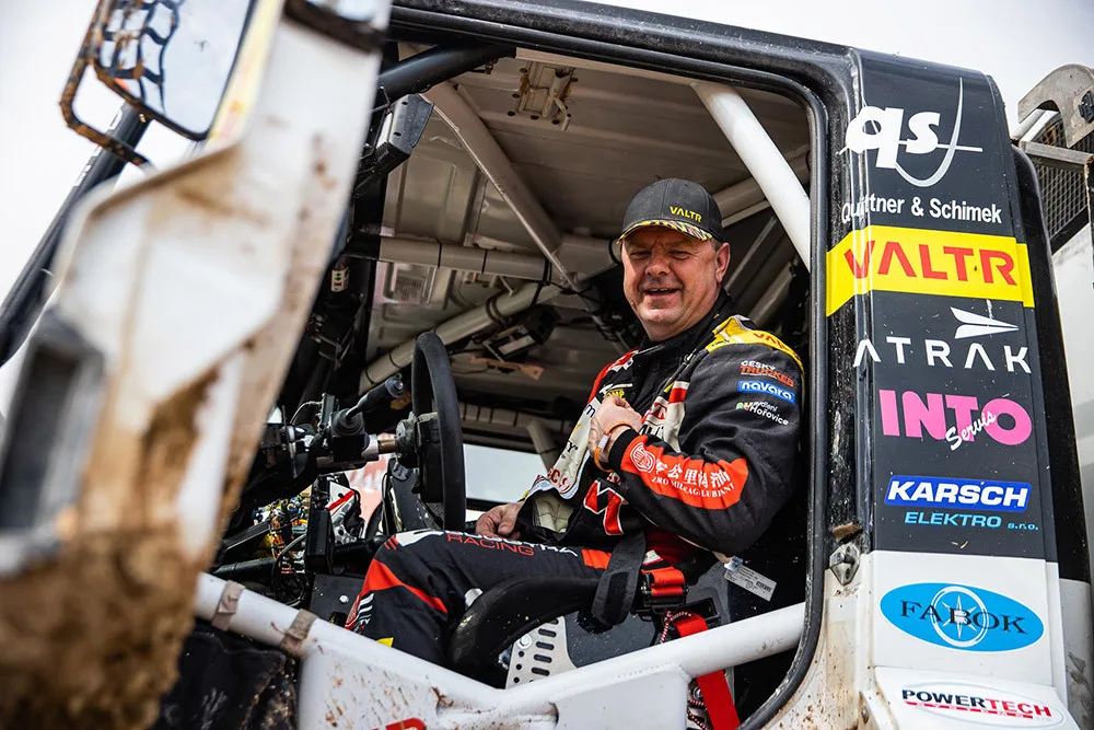 Šternberský jezdec Jaroslav Valtr na letošním ročníku dakarské rallye