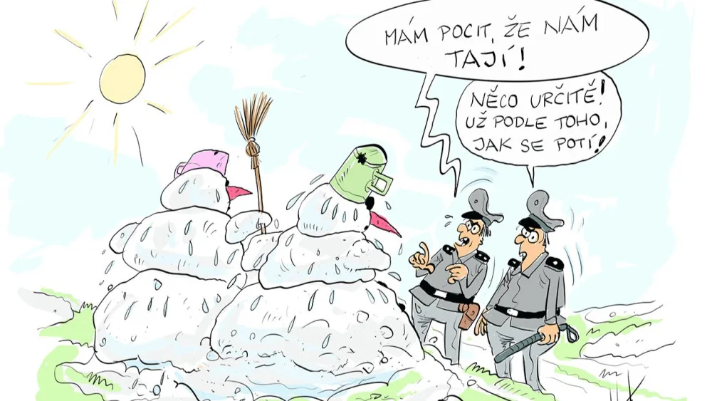 ORAŽENÉ OBRÁZKY: Lednová dávka vtipů od kreslíře Jana Tatarky