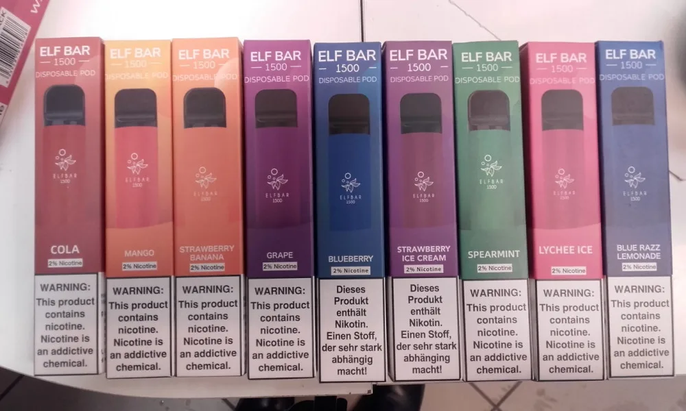Nesprávně označené jednorázové cigarety