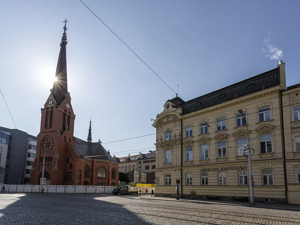 Červený kostel v Olomouci se po rekonstrukci otevře v květnu. Bude nový kulturním centrem