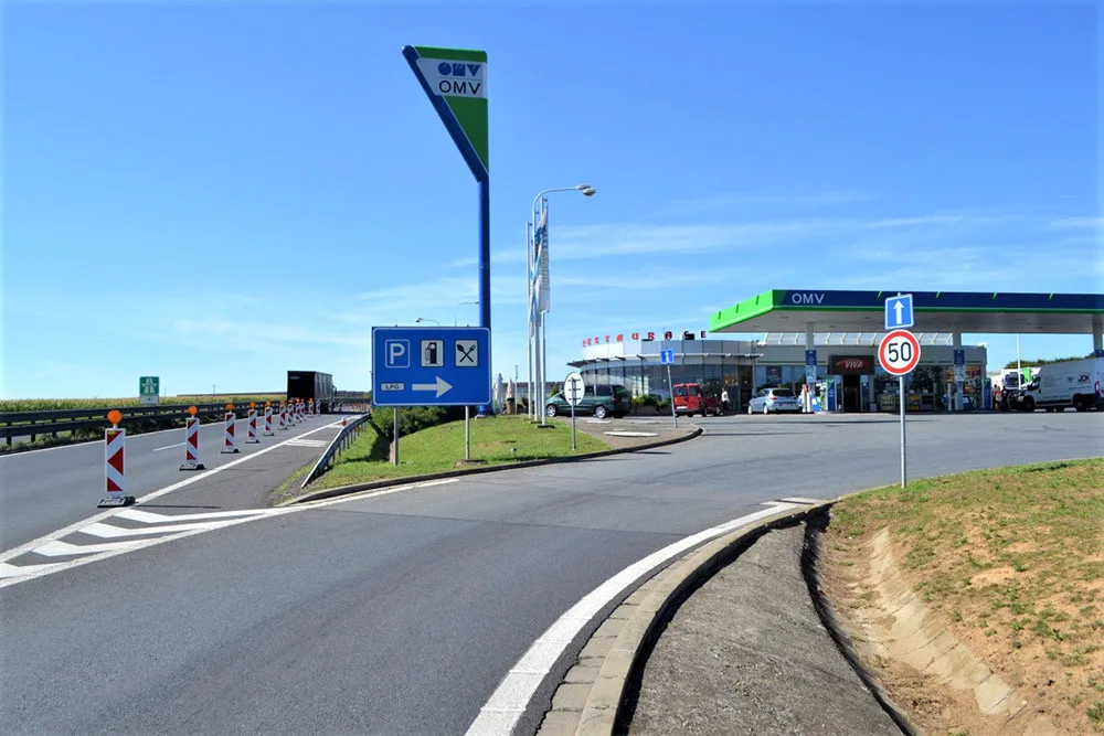 ŘSD plánuje rozšíření odpočívky u benzínky na kraji Prostějova. Stavět by se mohlo za čtyři roky