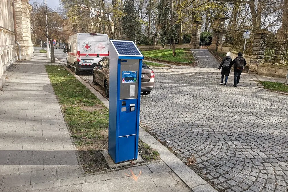 Nový typ parkovacího automatu v Olomouci