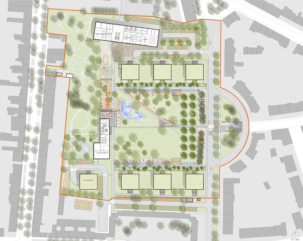 2. cena - Atelier Gaia - krajinářská architektura s.r.o., Lucie Langová, M.Sc., Ing. arch. Veronika Hladíková, Ing. Anna Petříková, Ing. Tereza Vařejová, Ing. Vilém Řiháček, Ing. arch. Lubomír Písarčík