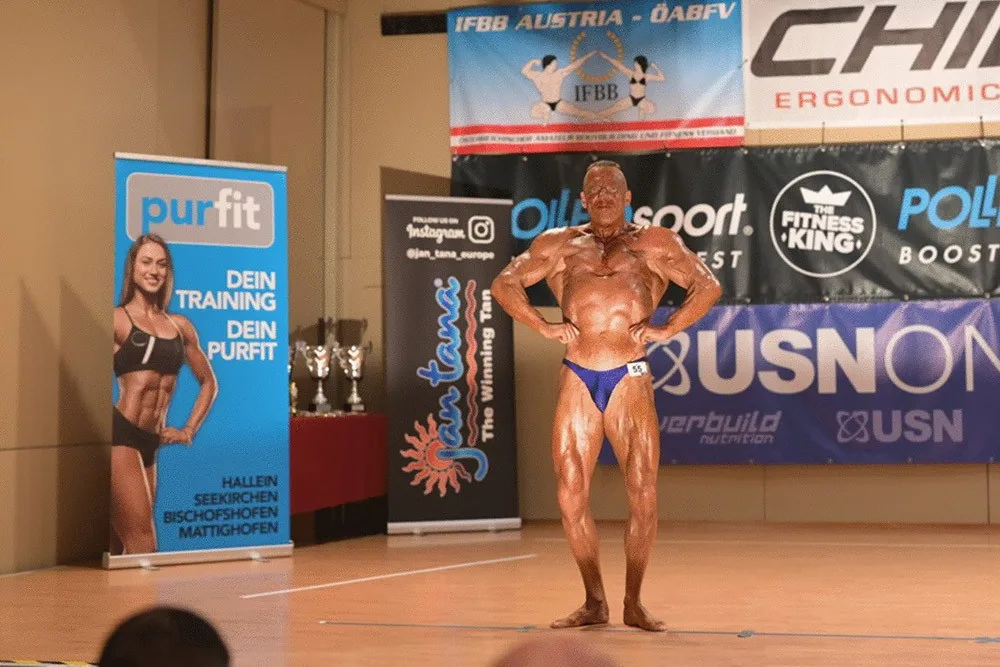 Patrik Šerý na závodech IFBB Austrian Trophy 2023