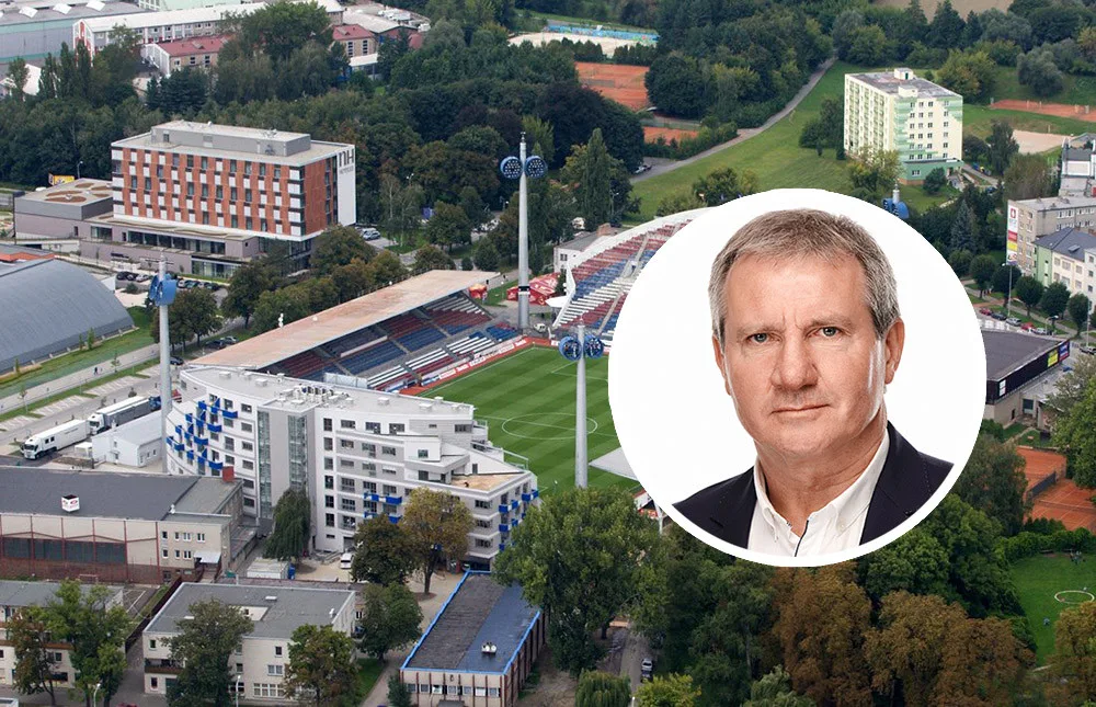 Jiří Kubíček vlastní nemovitosti v jižní tribuně Androva stadionu, policisté zde prováděli domovní prohlídku