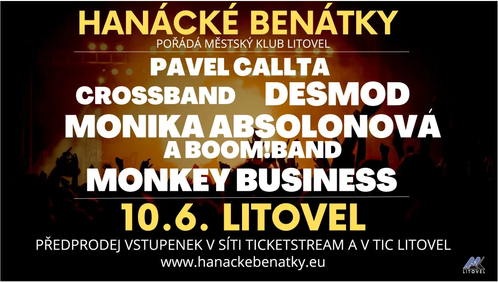 Celoměstská akce Hanácké Benátky v Litovli potěší nejen dospělé skvělými kapelami, ale i děti, pro které je připraven program v parku Míru zdarma