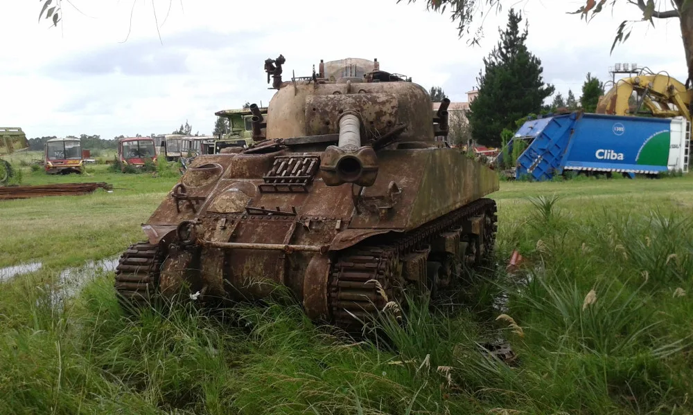 Sběratel Pavel Rogl si splnil klukovský sen. Jako jediný v Česku vlastní pojízdný americký tank Sherman