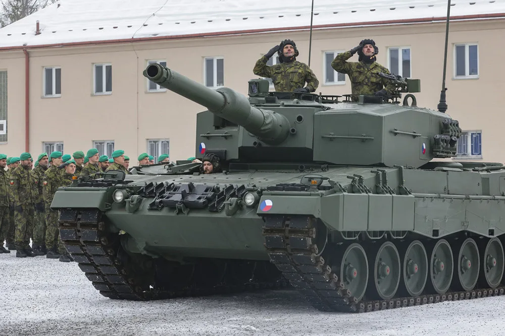 Na akci pro veřejnost ve vojenském újezdu Libavá bude k vidění i německý tank Leopard - ilustrační foto