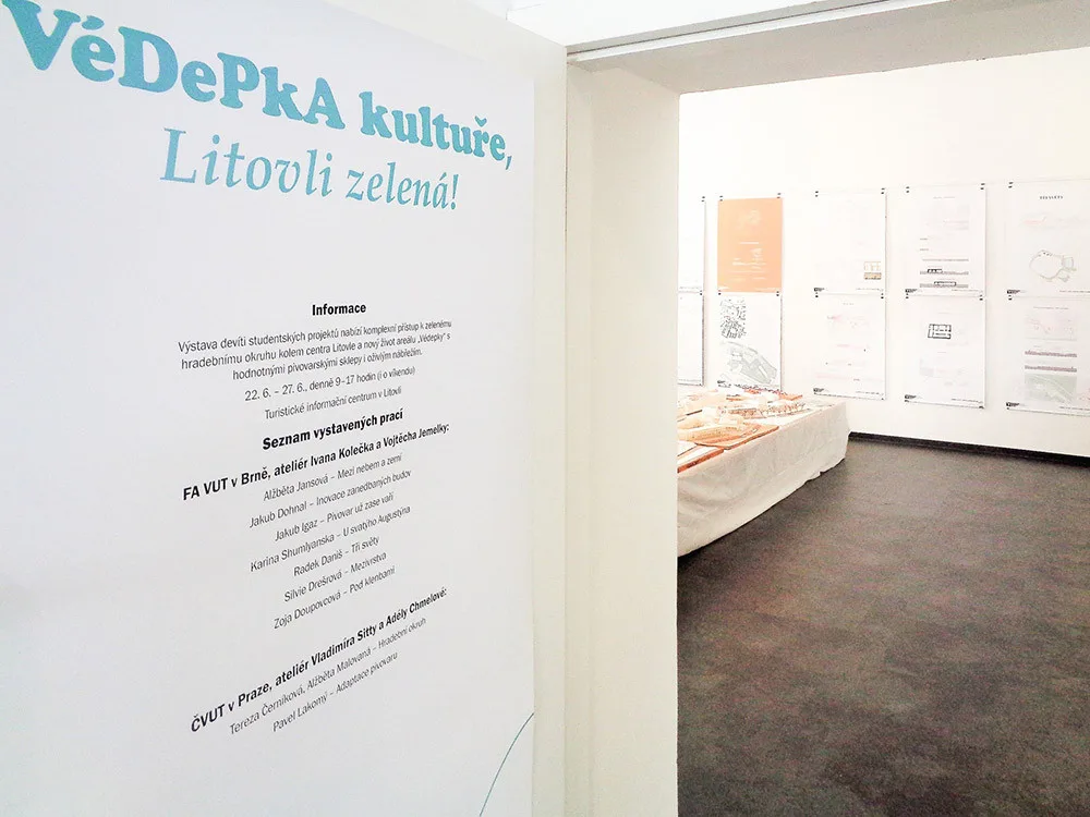 Místo menších bytů kultura či náplavka. Budoucí architekti ukázali možnosti chátrajícího areálu v Litovli