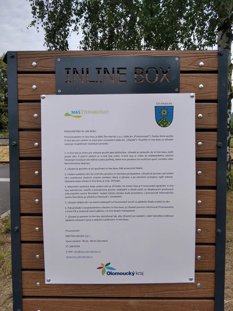 Na inline brusle polehku. Ve Šternberku mohou sportovci zdarma využít úschovné boxy