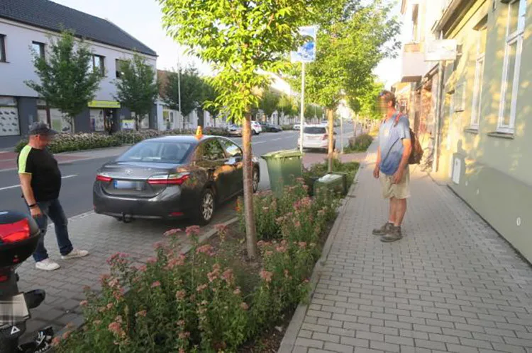 Nehoda podnapilého cyklisty v Prostějově