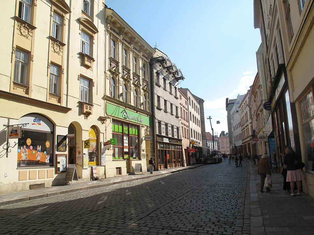 Riegrova ulice v Olomouci - ilustrační foto