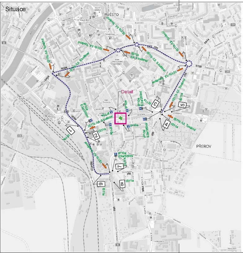 V centru Přerova se řidiči musí ode dneška připravit na komplikace. Město bude opravovat křižovatku