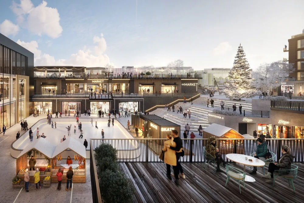 Navrhovaná podoba projektu Šantovka District v Olomouci