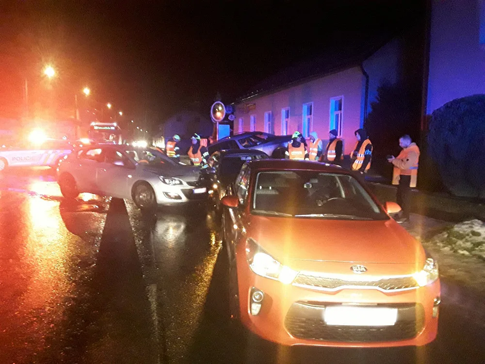 Hromadná nehoda v Šumvaldu na Uničovsku