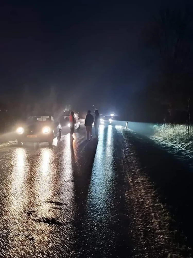 Nehodou zablokovaná silnice u obce Nové Zámky na Litovelsku