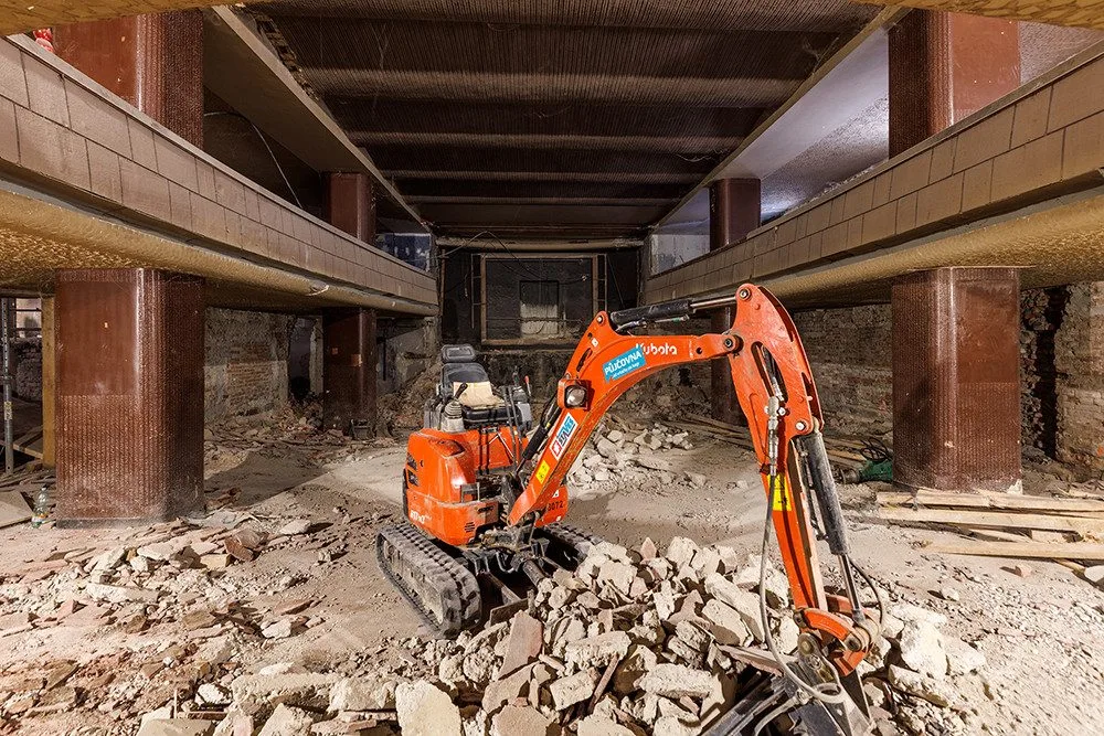 Stavební úpravy sálu kina Central