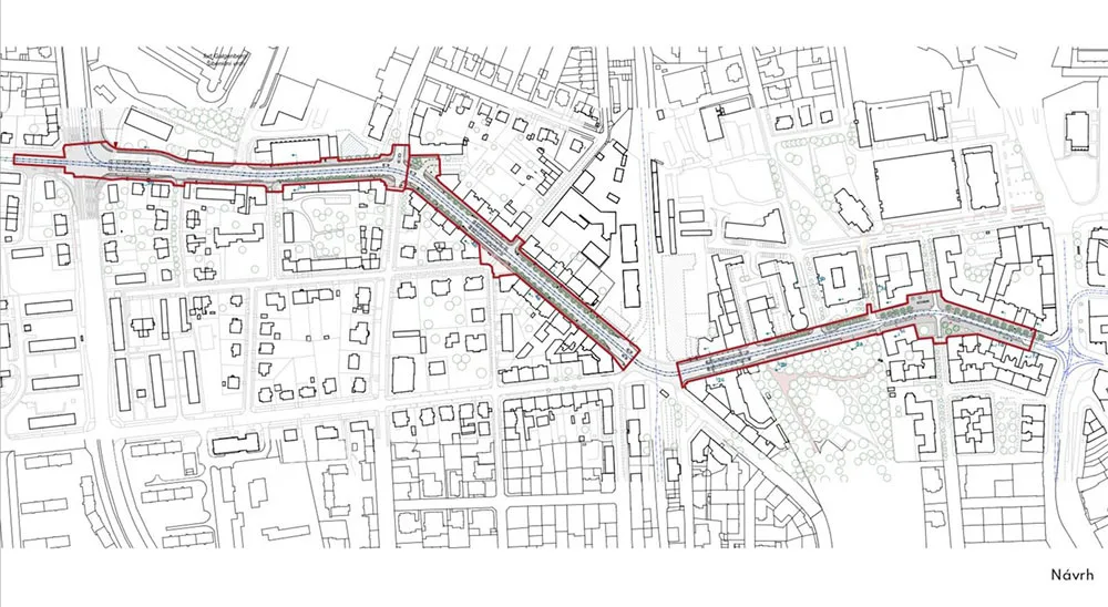 Olomouc dál chystá proměnu rušných ulic u centra města. Odhad ceny rekonstrukce se blíží miliardě