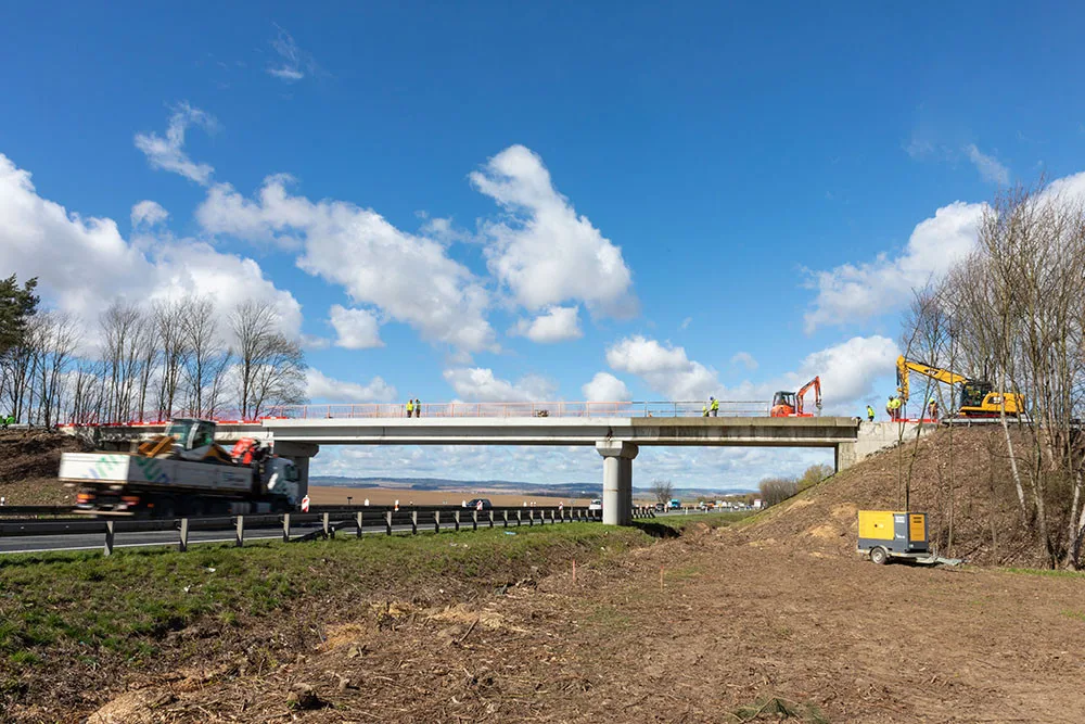 D35 u Olomouce čeká v dubnu víkendová uzavírka, chystá se demolice mostu