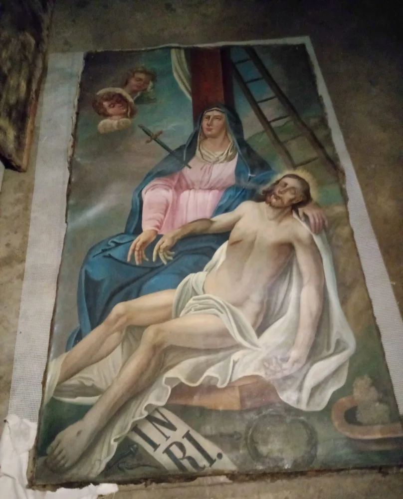 Ve věži farního kostela dnes Zábřeh vystaví nedávno objevený obraz Leopolda Toulce