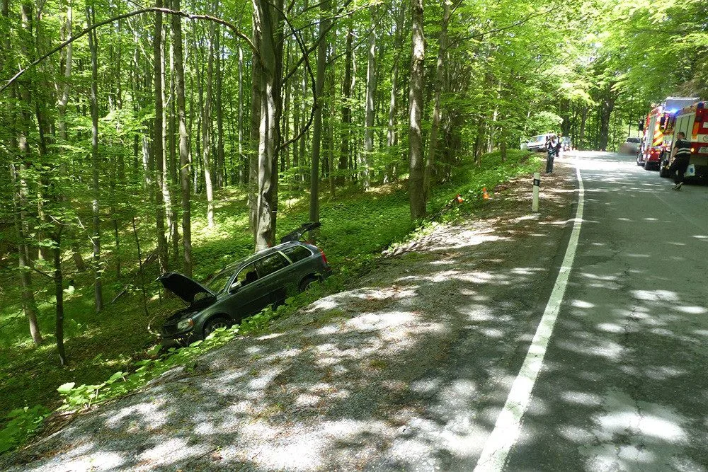 Nehoda poblíž obce Rejvíz na Jesenicku