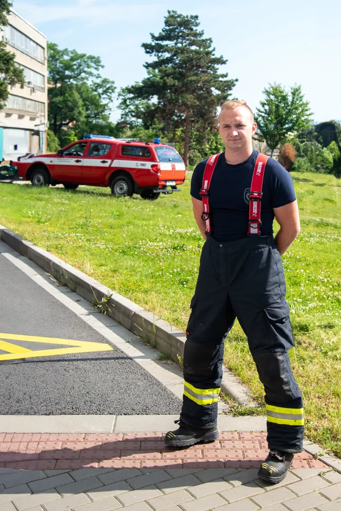 Hasič Vít Večeřa je vděčný za pomoc odborníkům z Fakultní nemocnice Olomouc
