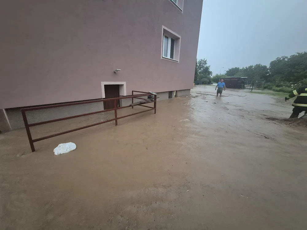 Ve Velkém Týnci došlo k lokální záplavě podruhé během tří týdnů