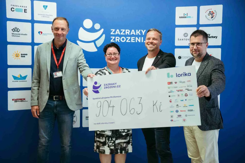Velká sbírka pro olomouckou porodnici. Zapojily se firmy i veřejnost
