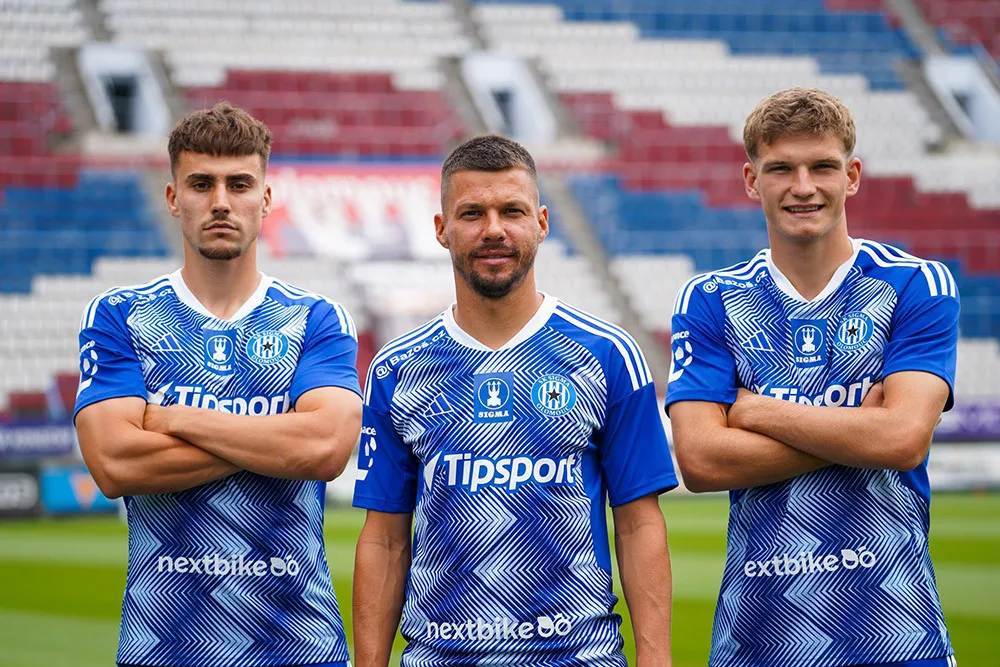 Fotbalová Sigma Olomouc odtajnila dresy na novou sezonu. Odkazují k úspěšné éře klubu