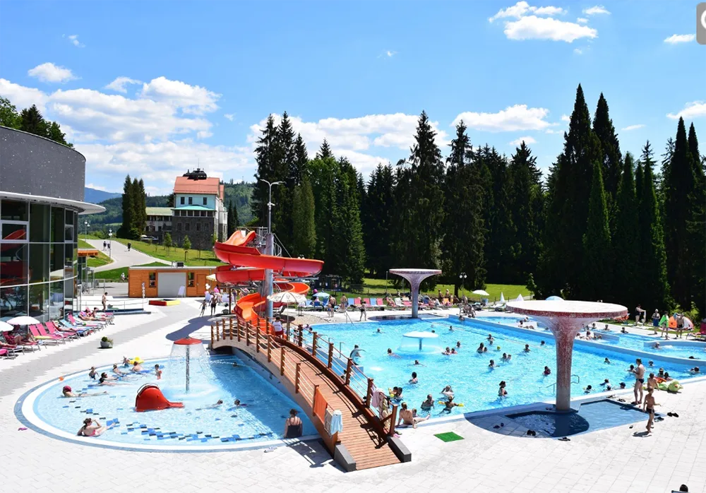 Termální park ve Velkých Losinách na Šumpersku - ilustrační foto