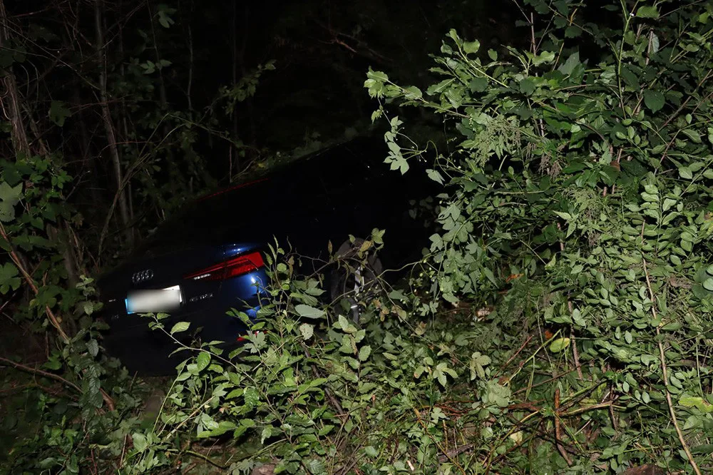 3 - Mladík v Audi A5 boural poblíž Velké Bystřice, zemřel po převozu do olomoucké fakultní nemocnice