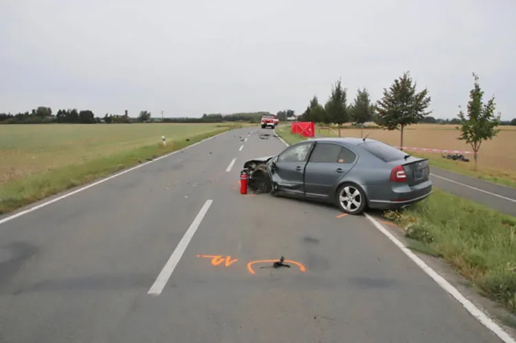 Tragická dopravní nehoda v Henčlově na Přerovsku