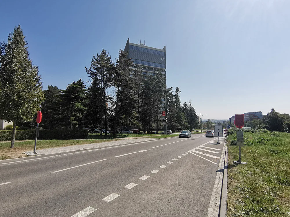Místo provizorních zastávek Nová Ulice v Olomouci