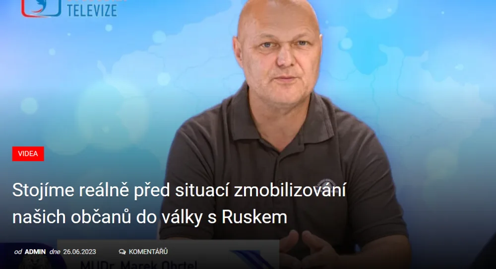 VOLBY 2024: Obrtel strašil mobilizací, chce pryč z EU a podporuje Rusko. Je to nový krajský zastupitel v Olomouci