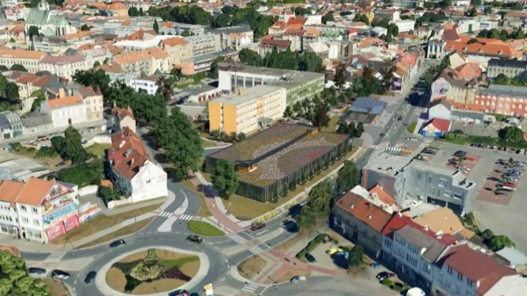 parkovací dům v Prostějov
