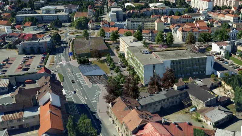 parkovací dům v Prostějov