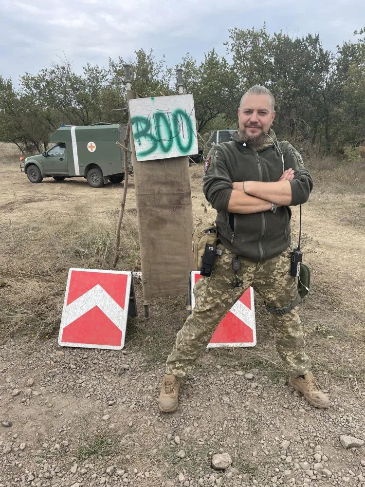 Nikdy se veteránů neptejte, kolik lidí zabili, říká Andrij Žolob z centra pro vojenské veterány ve Lvově