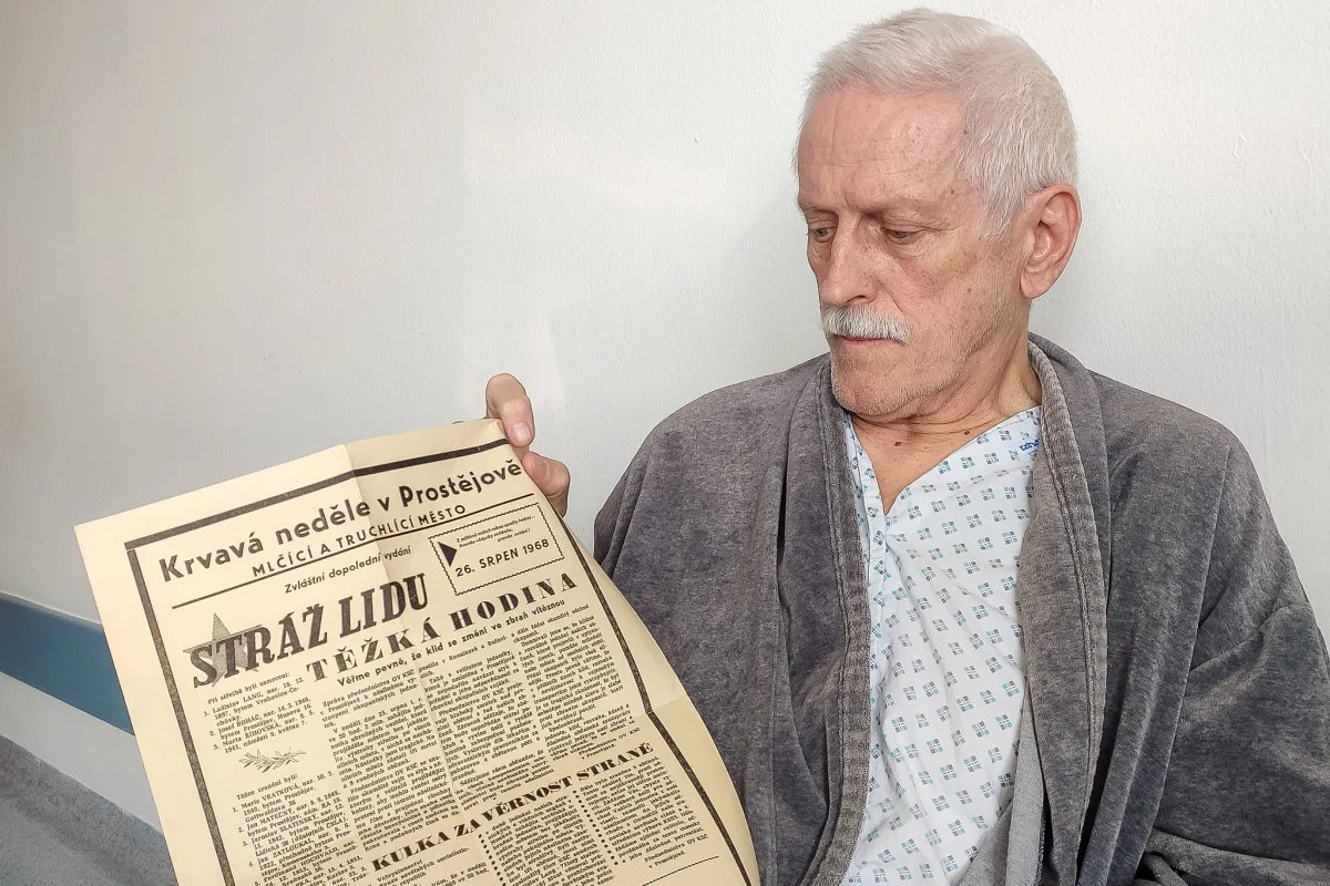 Urologové z Olomouce operovali pacienta postřeleného v roce 1968 sovětskými okupanty