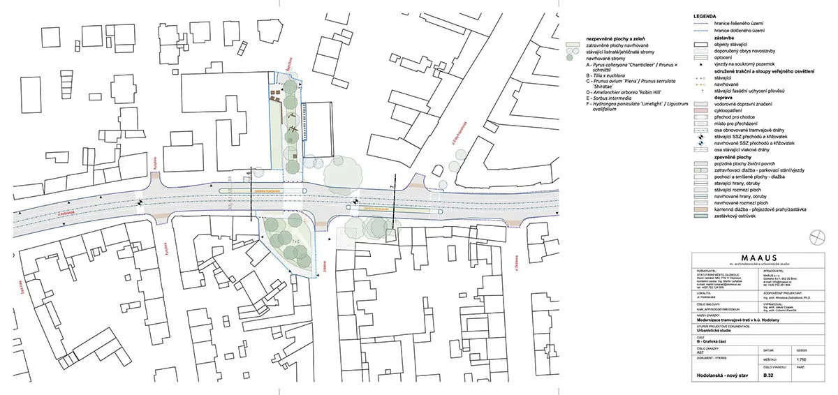 Urbanistická studie modernizace trati v Olomouci (úsek Autobusové nádraží – Pavlovičky)