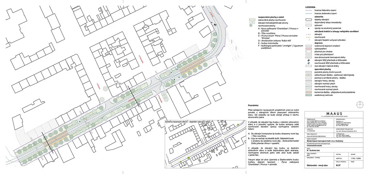 Urbanistická studie modernizace trati v Olomouci (úsek Autobusové nádraží – Pavlovičky)